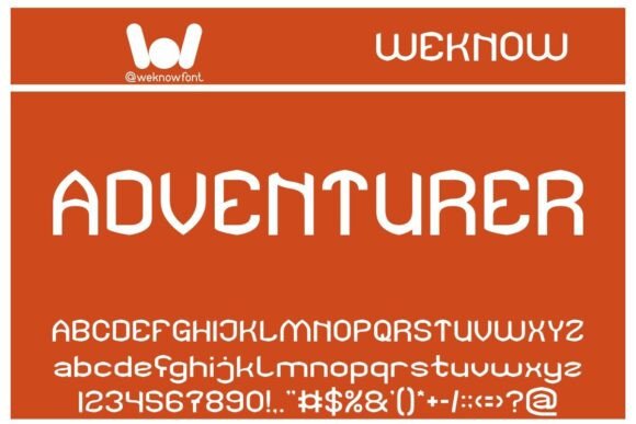 Adventurer: A Modern Display Font for Bold Branding
