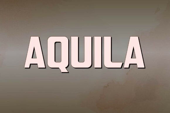 Aquila Bold: A Gothic-Designed Premium Display Font