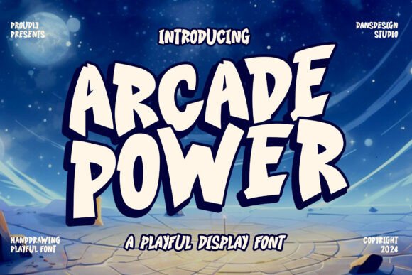 Arcade Power: The Display Font for Bold, Playful Design