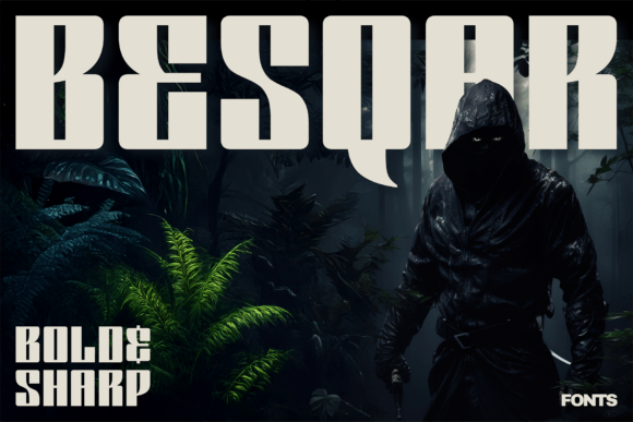 Besqar: The Bold Display Font Forged in Shadow