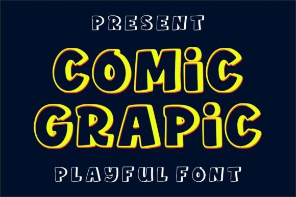 Comic Grapic: Bold Retro Lettering for Dynamic Designs