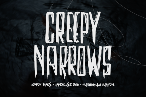 Creepy Narrows: A Typeface That Haunts Your Designs