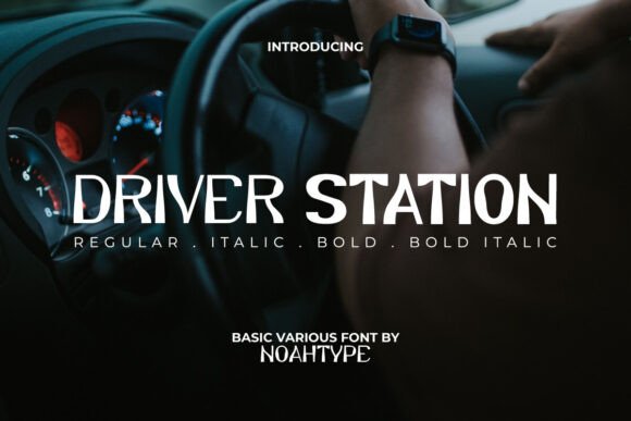 Driver Station: The Font That Captures the Thrill of the Race