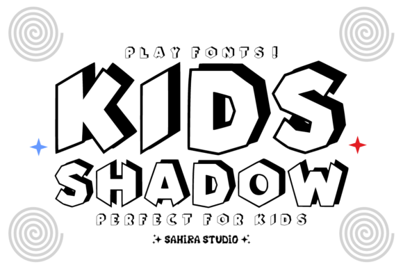 Kids Shadow: Capturing Dynamic Energy in Display Typography