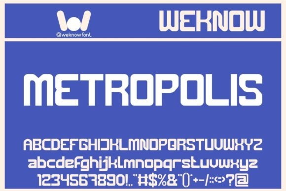 Metropolis: The Retro-Futurist Typeface for Bold Brands