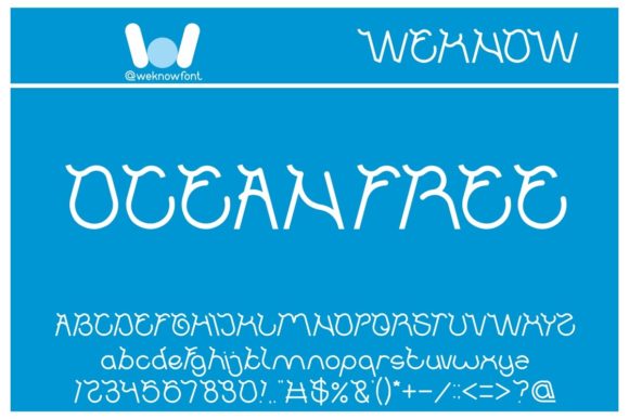 Ocean Free: A Font for Bold and Creative Projects