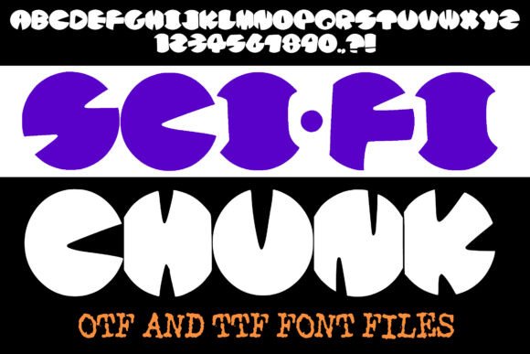 Sci-fi Chunk: The Bold Typeface for a Futuristic Edge