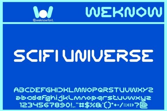 Scifi Universe: A Font for the Digital Frontier