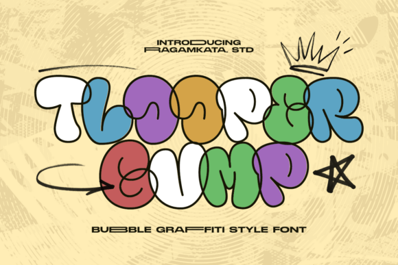 Tlooper Gump: A Playful Bubble Font for Bold Designs