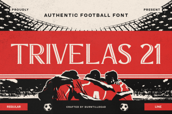 Trivelas 21: The Football-Inspired Typeface for Bold Design