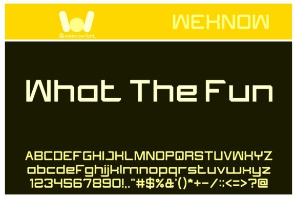 What the Fun: A Bold Typeface for High-Impact Design