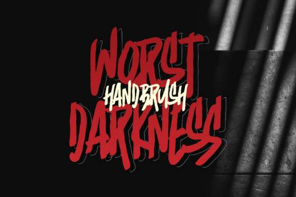 Worst Darkness: The Cool, Groovy Display Font for Horror & Beyond