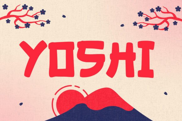 Yoshi: A Samurai-Inspired Display Font for Bold Branding